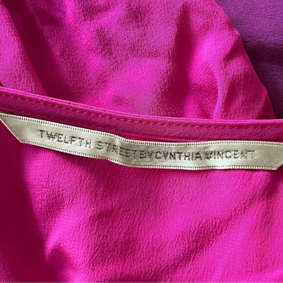 Twelfth Street by Cynthia Vincent Silk Maxi Dress Size XS Lightweight Long Dress - Picture 7 of 8